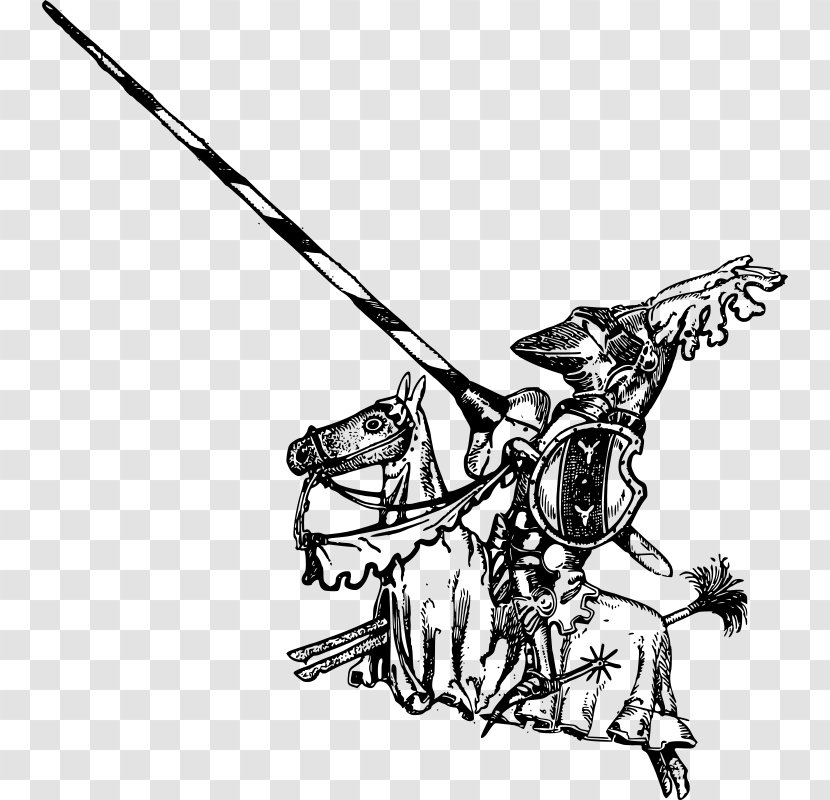 Horse Lance Knight Jousting Clip Art Transparent PNG