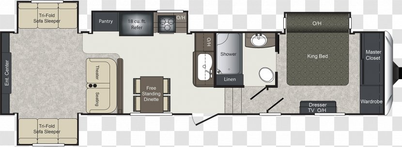 Campervans Floor Plan Laredo Fifth Wheel Coupling Sales - Furniture - Window Symbol Transparent PNG