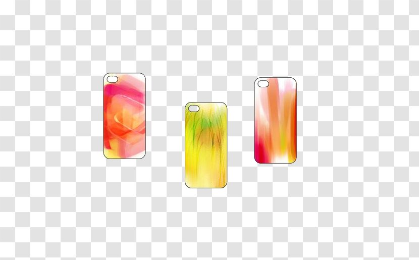 Designer Wallpaper - Orange - Phone Case Transparent PNG