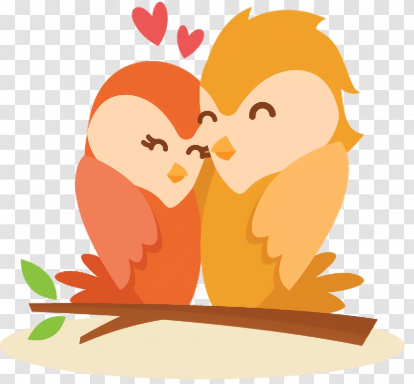 Love Background Heart - Bird Transparent PNG