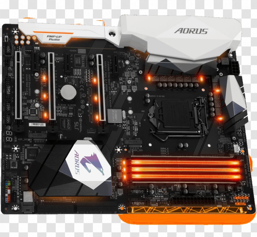 Graphics Cards & Video Adapters Motherboard Computer Hardware AORUS GIGABYTE GA-Z270X-Gaming 5 Transparent PNG