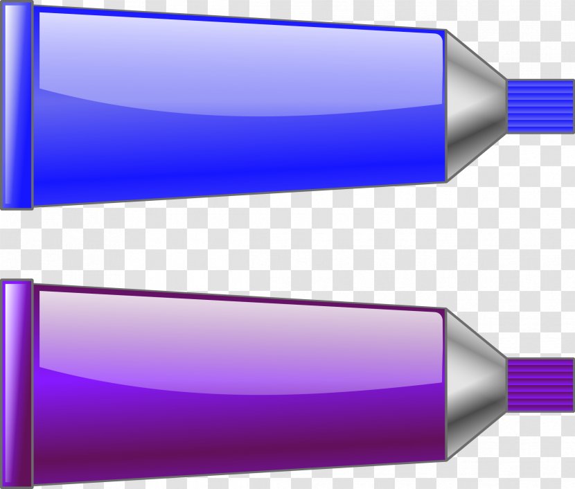 Color Blue Purple Clip Art - Tube Transparent PNG