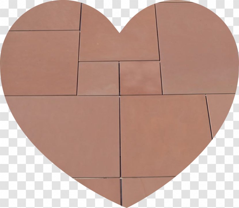 Brown Angle - Heart - Paving Bullion Transparent PNG