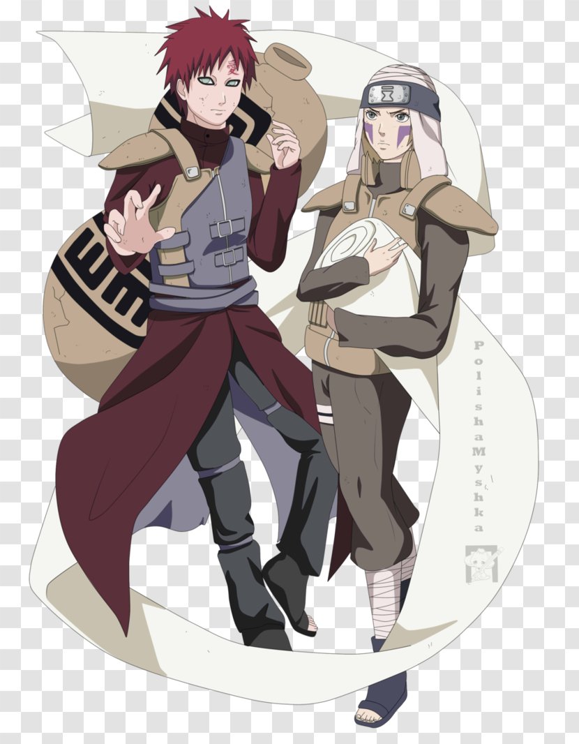 Gaara Deidara Sakura Haruno Hinata Hyuga - Watercolor - Naruto Transparent PNG