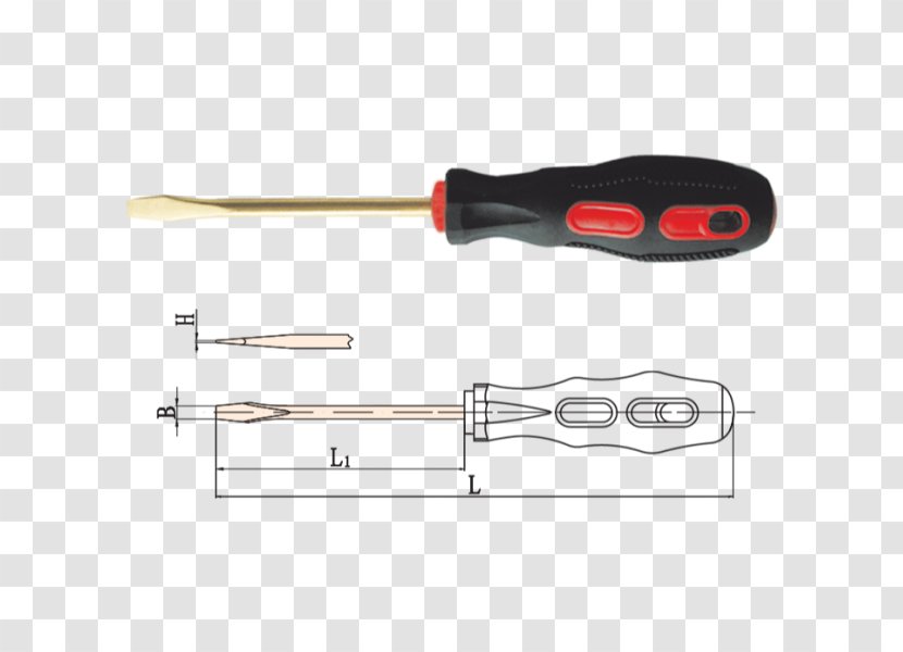 Screwdriver Product Design Angle - Tool - Slotted Transparent PNG