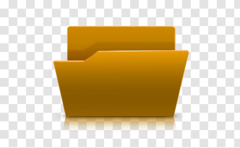 Rectangle Chair Yellow - Folder Image Transparent PNG