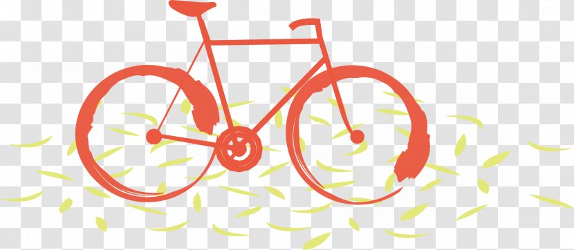 Dura Ace Racing Bicycle Cycling Mountain Bike - Watercolor - Vector Hand Painted Red Transparent PNG