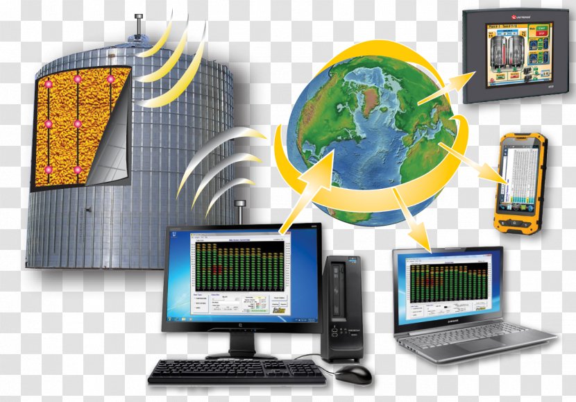 System Monitoring Agriculture Computer Network - Dust Collection - Grain Transparent PNG