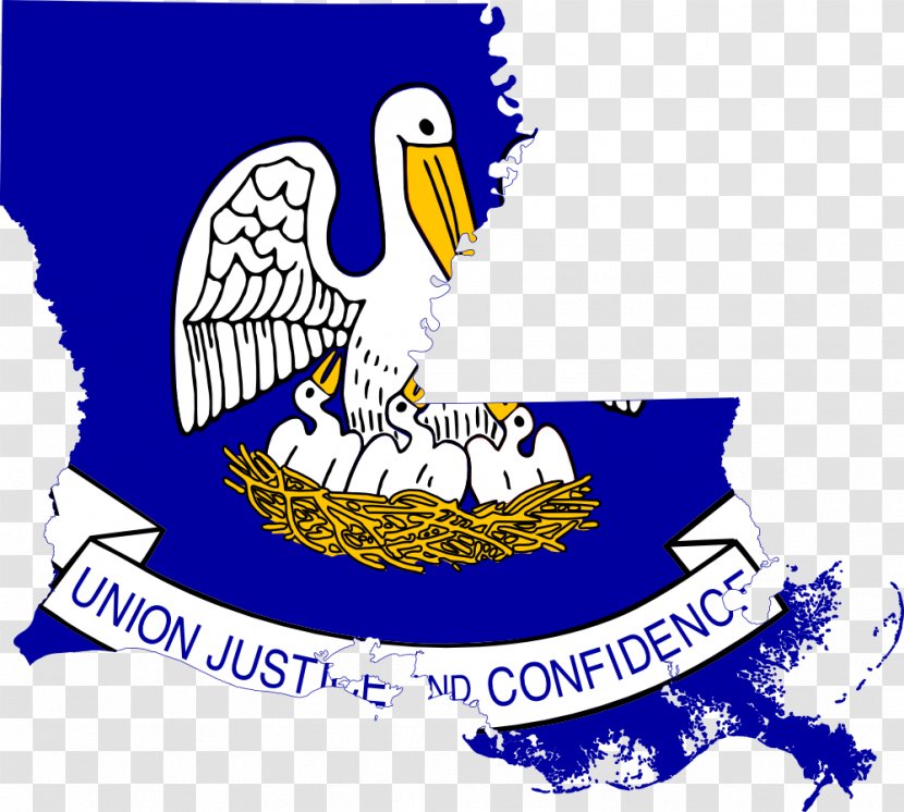 Flag Of Louisiana Map State Transparent PNG