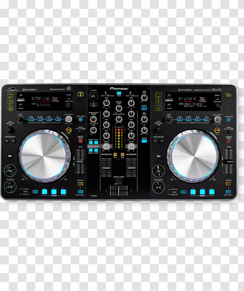 DJ Controller Pioneer Audio Mixers Disc Jockey CDJ - Equipment - USB Transparent PNG