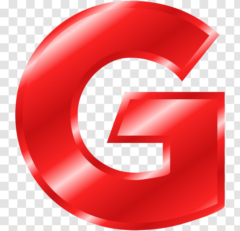 Letter Alphabet G Z Clip Art - P - Red Transparent PNG