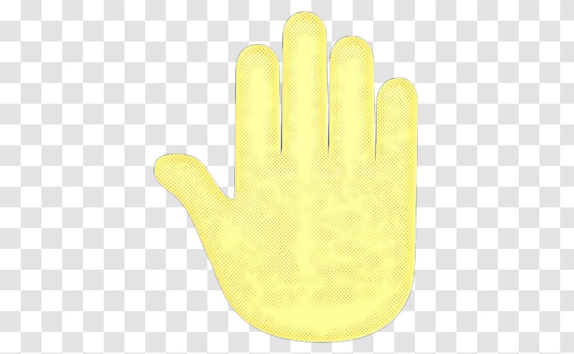 Yellow Glove Safety Personal Protective Equipment Hand - Gesture - Fashion Accessory Transparent PNG