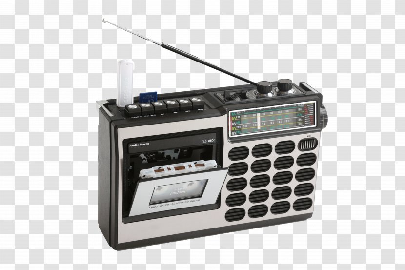 Microphone Boombox FM Broadcasting AM Radio - Technology Transparent PNG