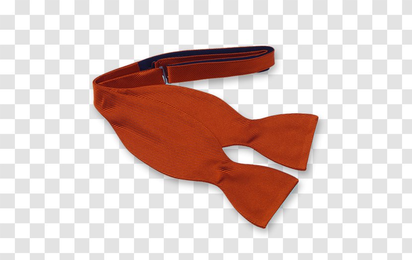 Bow Tie Necktie Silk Einstecktuch Handkerchief - Orange Transparent PNG