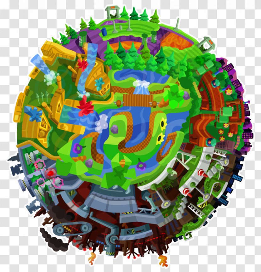 Sonic CD The Hedgehog Mania Forces Vector Crocodile - World Transparent PNG