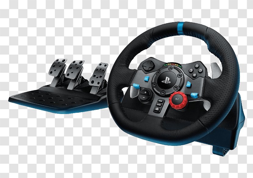 Logitech G29 Driving Force G920 Racing Wheel Video Game Shifter - Steering - Controller. Transparent PNG