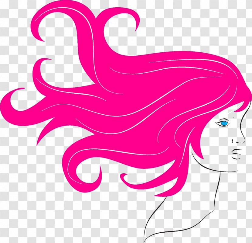 Hair Drawing Face Clip Art - Fictional Character Transparent PNG
