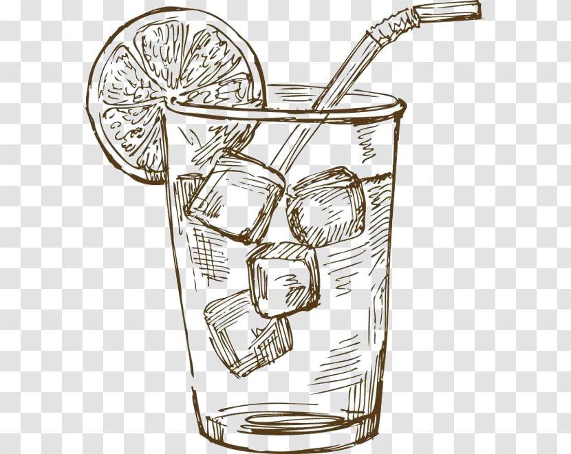 Cocktail Fizzy Drinks Drawing Illustration - Drink Transparent PNG