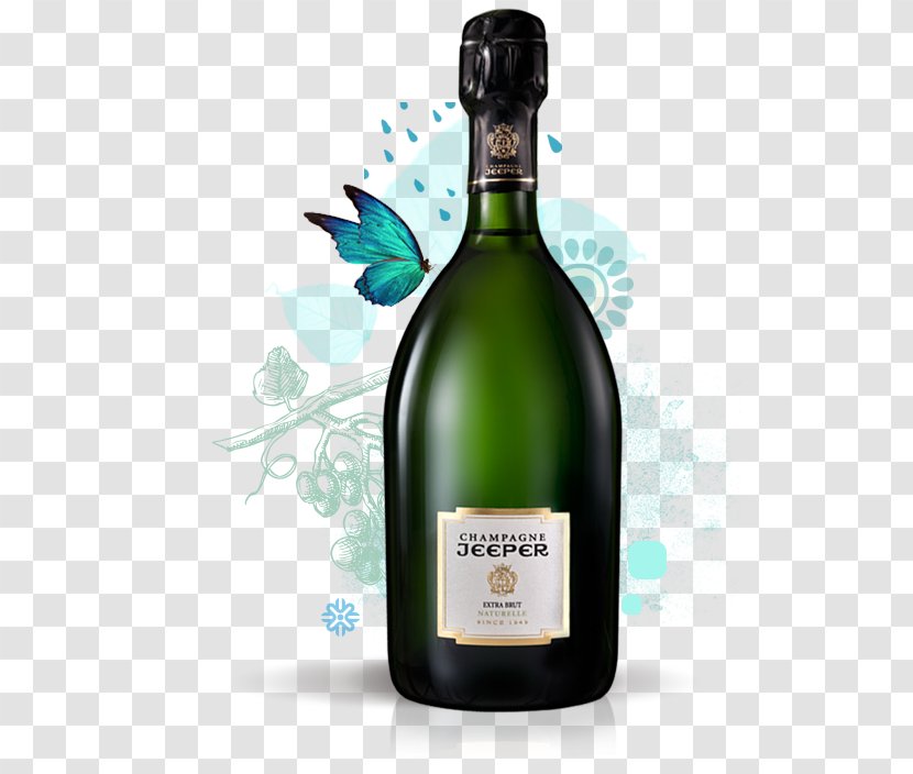 Wine Apéritif Champagne Jeeper Pinot Meunier Noir - Sparkling Transparent PNG