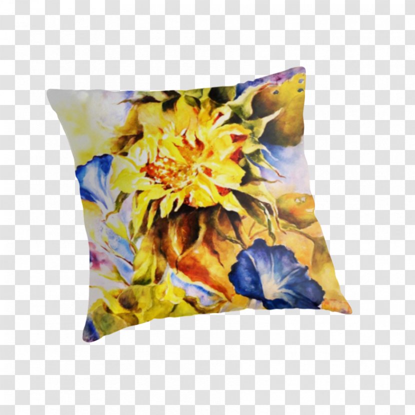 Throw Pillows Cushion Flower - Yellow - Pillow Transparent PNG