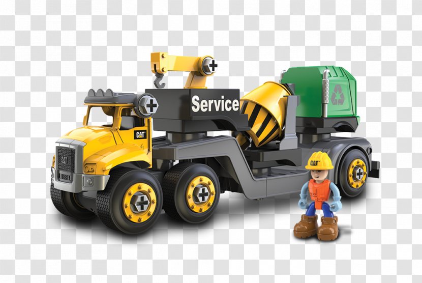 Caterpillar Inc. Toy Machine Construction Set Truck - Motor Vehicle Transparent PNG