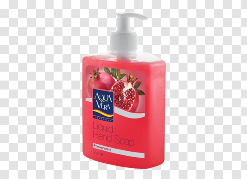 AquaVera Parque Acuático Soap Liquid Lotion Cosmetics - Pomegranate Transparent PNG