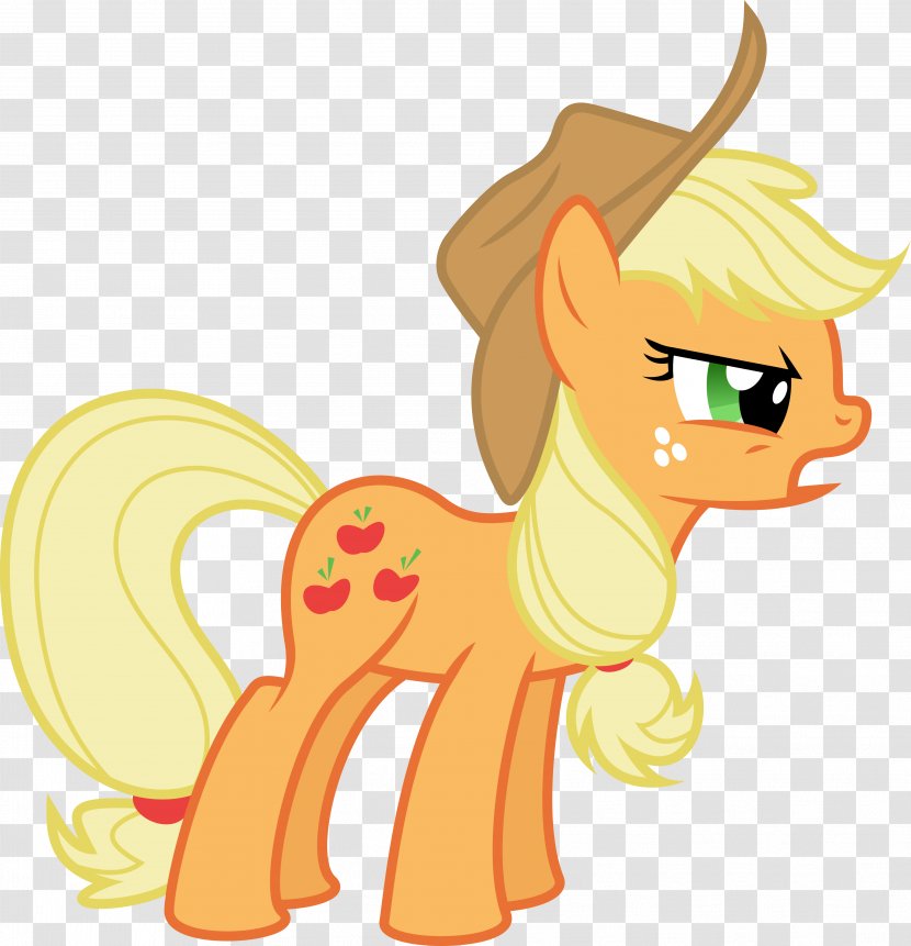 Ponyville Applejack Horse Vexel - Deviantart Transparent PNG