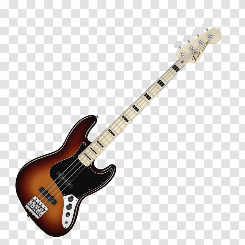 Squier Vintage Modified '70s Jazz Electric Bass Fender Guitar Musical Instruments Corporation - Cartoon Transparent PNG