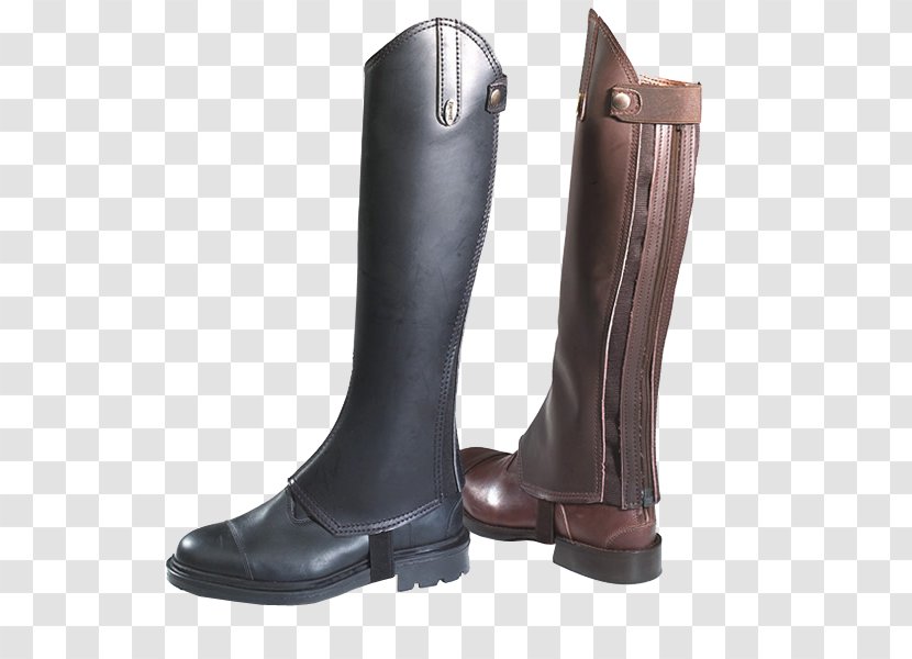 Riding Boot Horse Chaps Equestrian Leather - Gaiters Transparent PNG