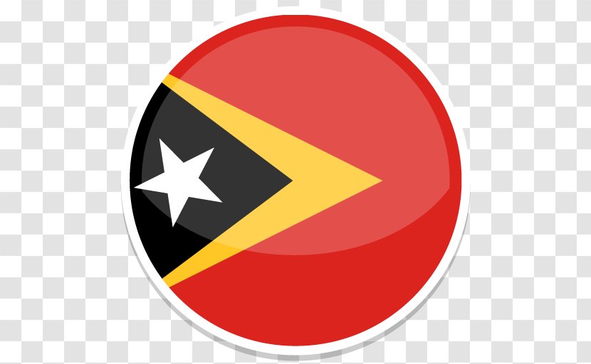 Flag Of East Timor Flags The World - Round Transparent PNG
