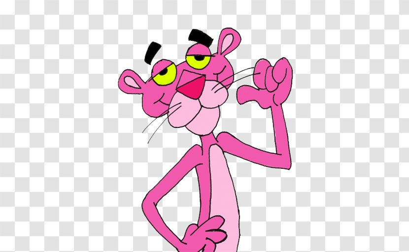 The Pink Panther Animation Cartoon - Watercolor - THE PINK PANTHER Transparent PNG