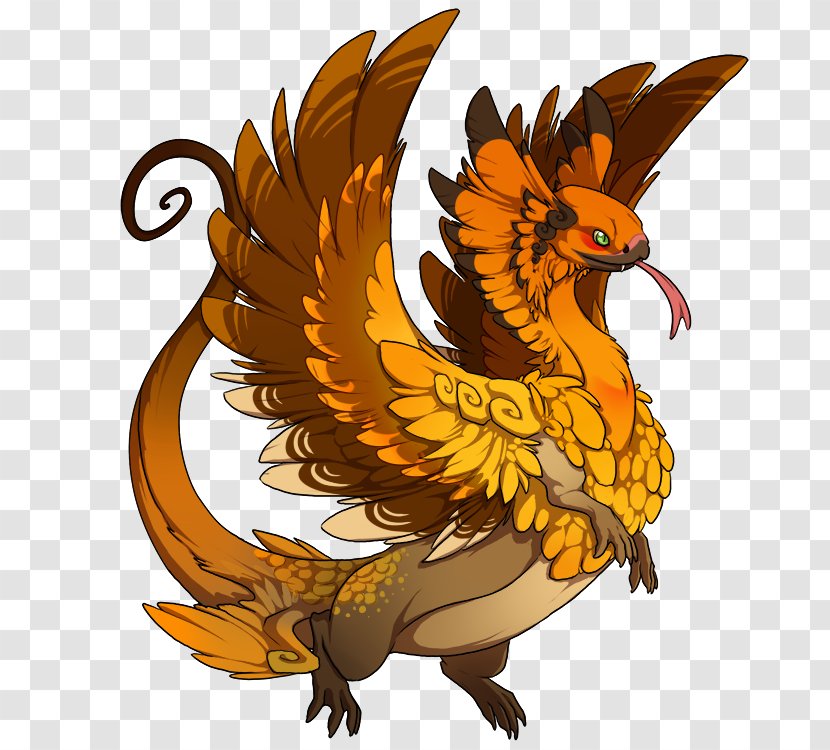 Chinese Dragon Japanese Legendary Creature - Rooster Transparent PNG