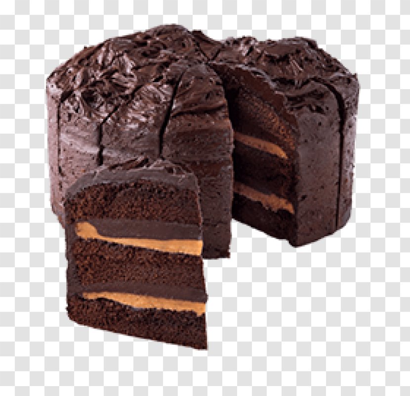 Chocolate Cake Fudge Brownie Cheesecake - Food - Transparent Transparent PNG