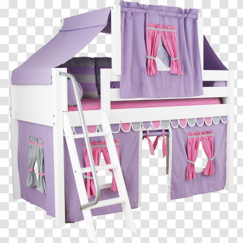Bunk Bed Table Furniture Mattress - Pink Transparent PNG