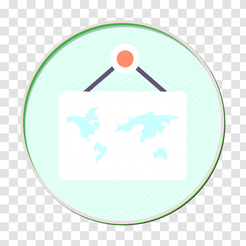 Map Icon Modern Education Icon Transparent PNG