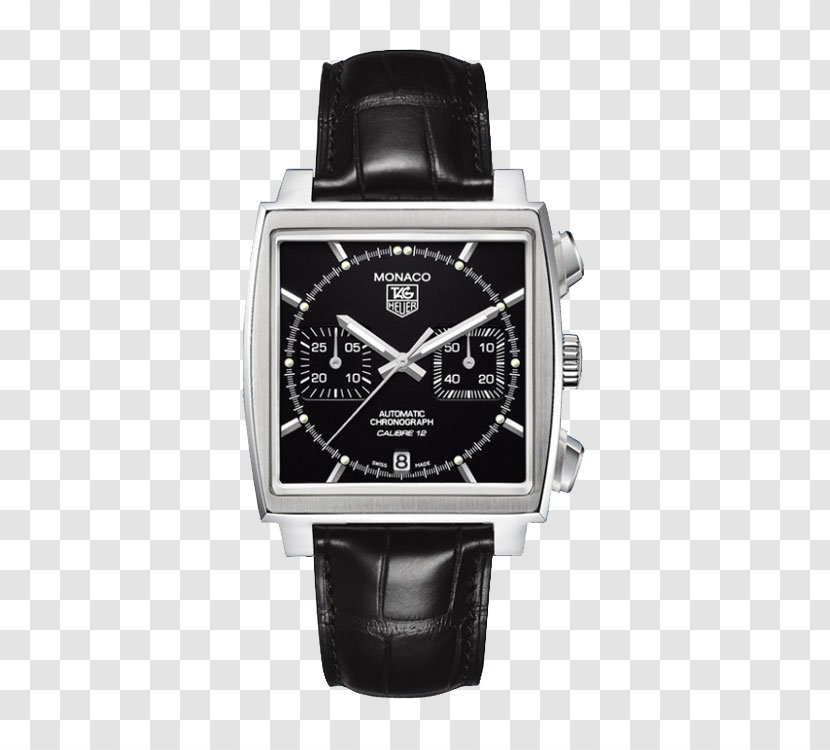 TAG Heuer Monaco Automatic Watch Chronograph - Clock - TAG,Heuer Square Dial Mechanical Watches Transparent PNG
