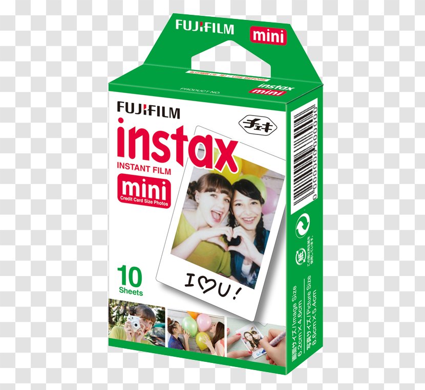 Photographic Film Fujifilm Instax Mini - 10 Exp.2 Cassettes Instant FilmPolaroid Films Transparent PNG