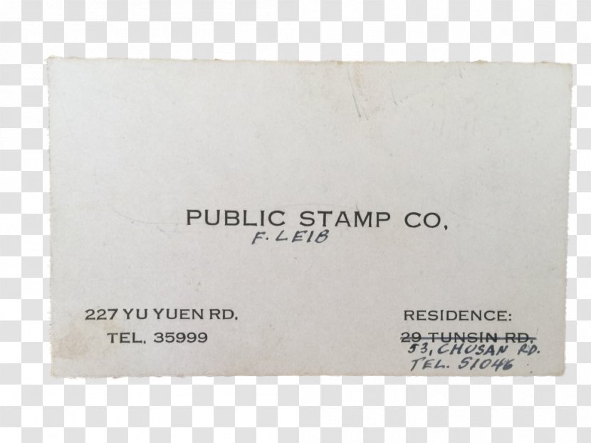 Paper Brand Font - Immigration Stamp Transparent PNG