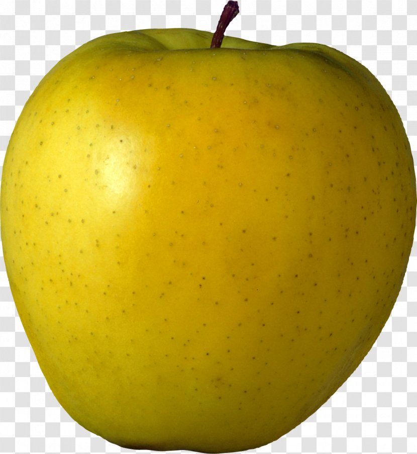 Apple Yellow Fruit Clip Art - Braeburn - Food Icon 3D Image Transparent PNG