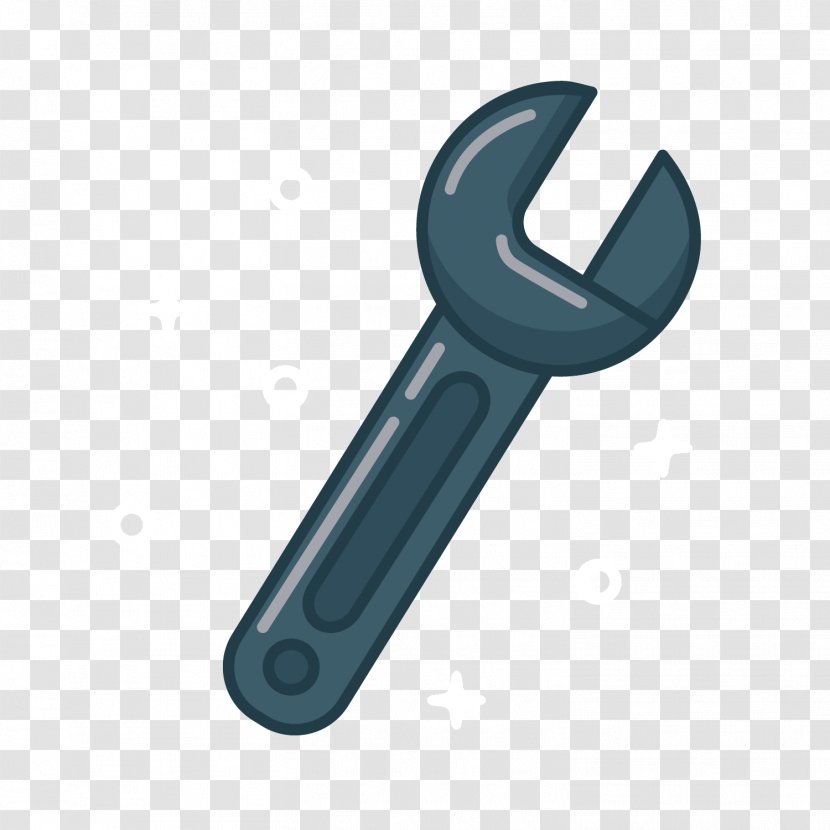 Euclidean Vector Wrench Icon - Gray Spanner Transparent PNG