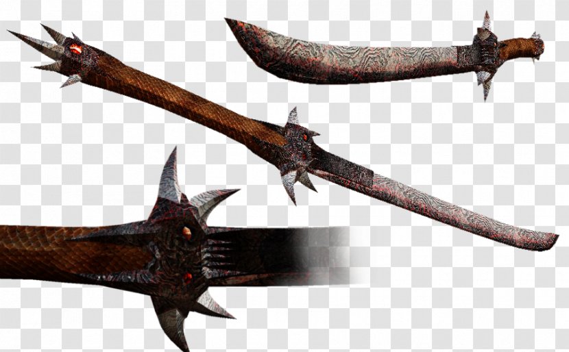 Sword Dagger The Elder Scrolls V: Skyrim Weapon Tonfa - V Transparent PNG