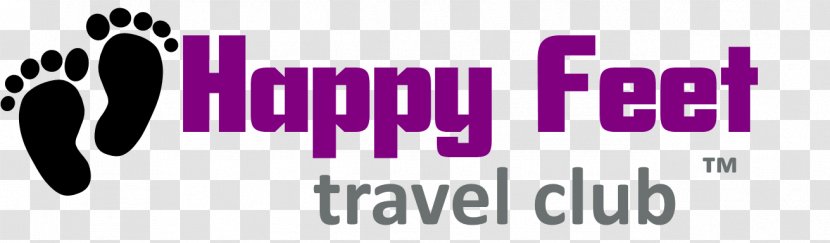 Logo Brand - Purple - Happy Feet Transparent PNG