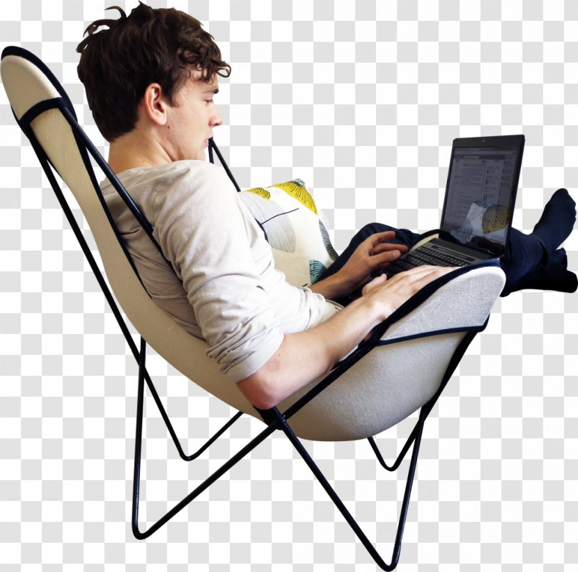 Sitting Chair - Man Transparent PNG