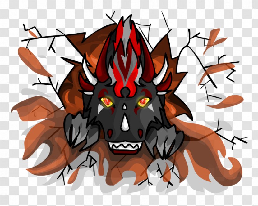 Cartoon Carnivora Demon Legendary Creature - Mythical Transparent PNG
