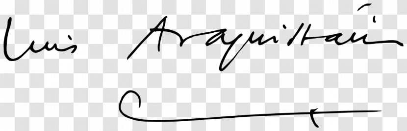 Handwriting Signature Text Wikipedia - Diagram - Luis De Garrido Transparent PNG