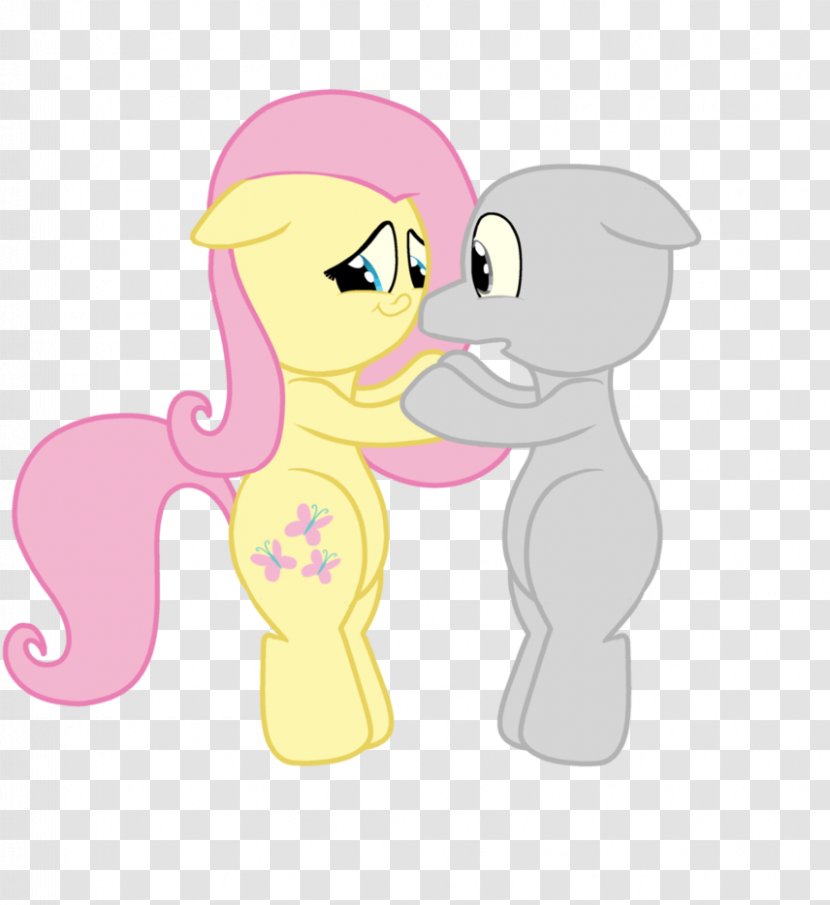 Fluttershy Pony Drawing Dance - Cartoon - Heart Transparent PNG