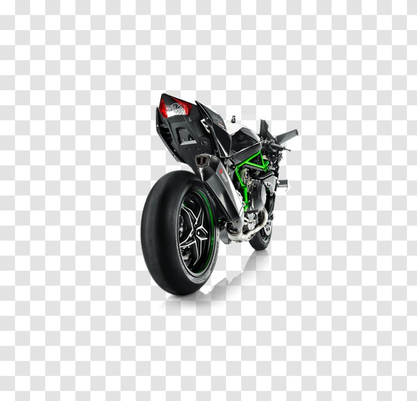 Kawasaki Ninja H2 Motorcycles Exhaust System - Motorcycle Transparent PNG