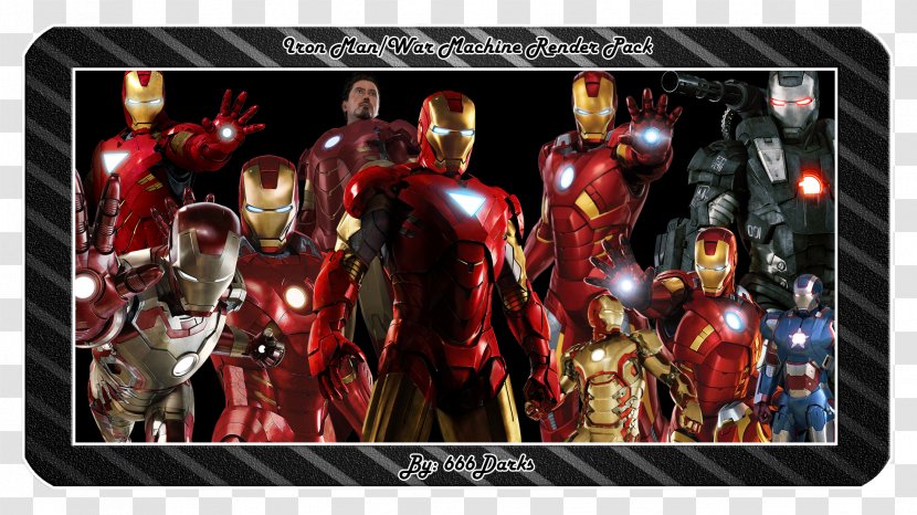 Iron Man War Machine Desktop Wallpaper 4K Resolution - Action Figure Transparent PNG