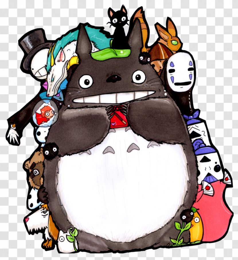 T-shirt Sleeve Top Clothing - Cartoon - Totoro Transparent PNG