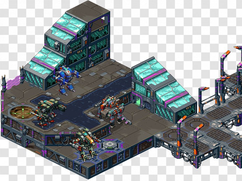 Motherboard Electronics Electronic Engineering Microcontroller - Isometric City Transparent PNG